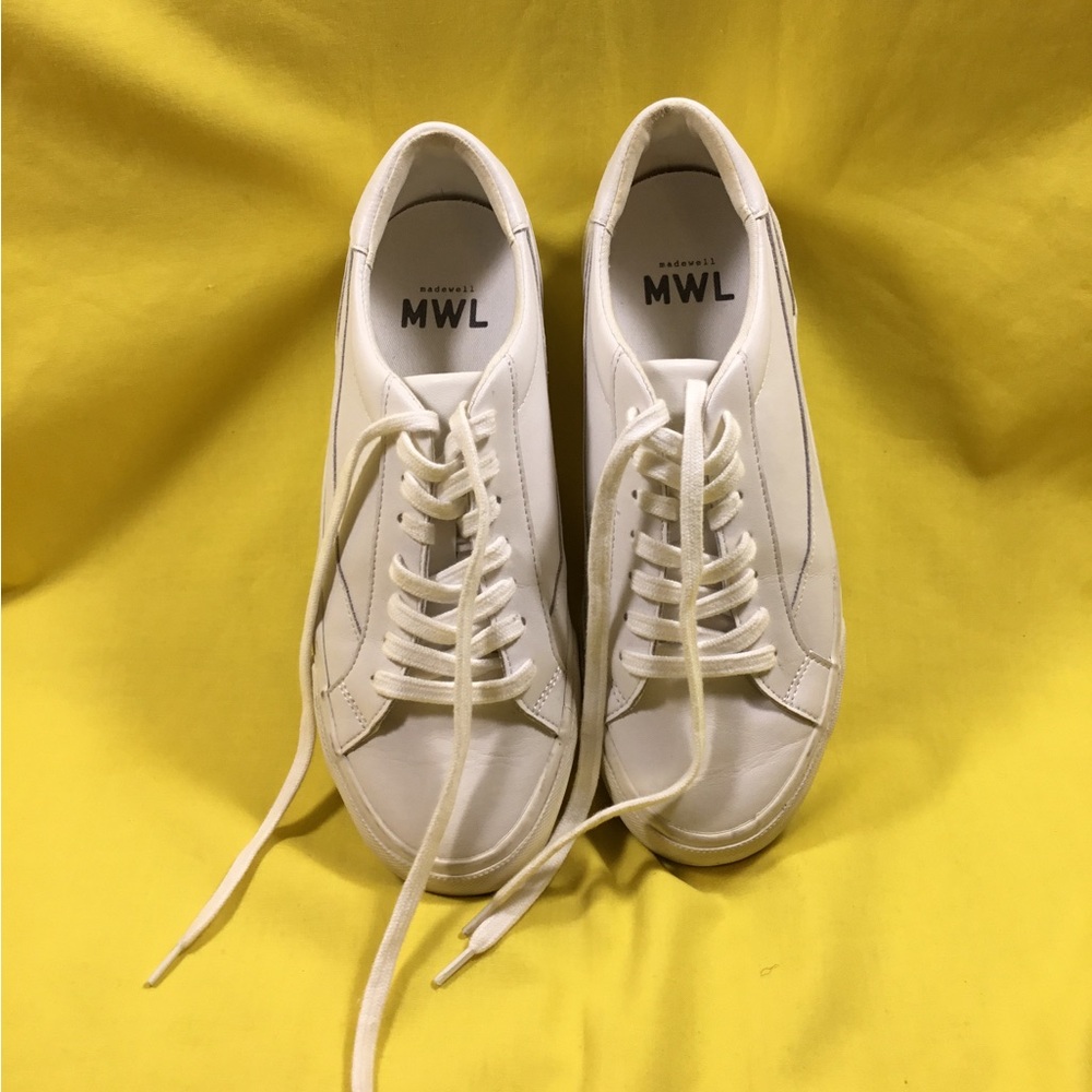 Madewell Sidewalk low top Sneakers SZ 8 gently used